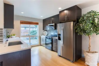 Spacious Open Kitchen.