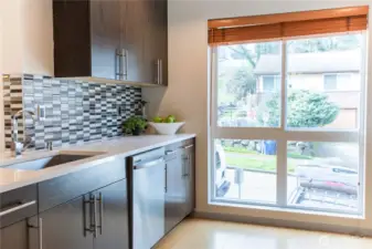 Lots of Natural Light.