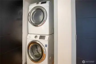 Washer & Dryer are included.