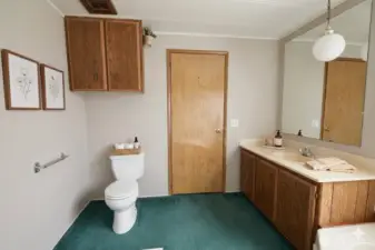 Bathroom2.  Digitally staged for illustration purposes.