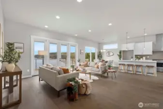 Photographs are for illustrative purposes only. Features, finishes, interior/exterior colors, landscaping and floorplan shown may vary from actual homes built