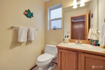 Main floor powder room.