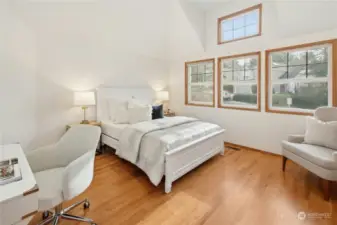 4th Bedroom featuring a vaulted ceiling can also serve as a versatile bonus room.