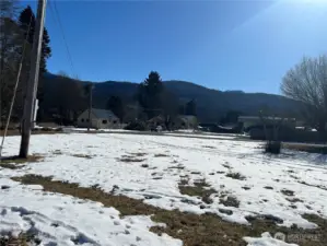 View of foothills to the south