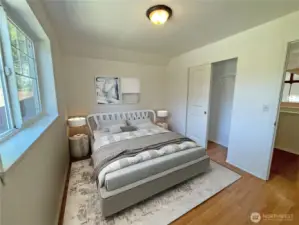 Bedroom 4 on upper floor- Virtually Staged