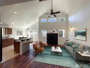 Great Room - Virtually Staged