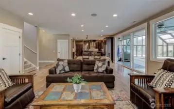 Living room on the main level.