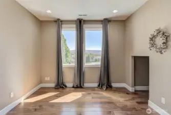 Office on main floor.