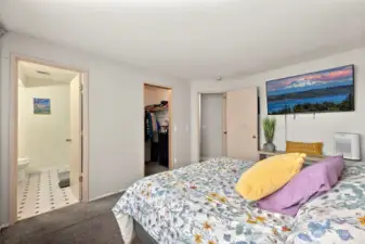 Primary Bedroom - Upstairs w/ Walk-in Closet & Private Bath