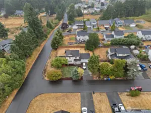 Aerial View - Large Corner Lot