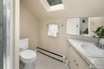 Upstairs bathroom