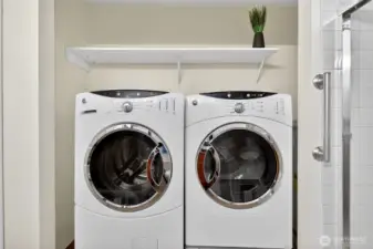 Washer and Dryer in unit (inside 2nd bathroom)