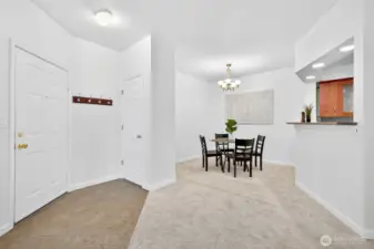 Dedicated dining area
