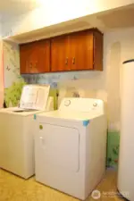 View into the laundry room.
