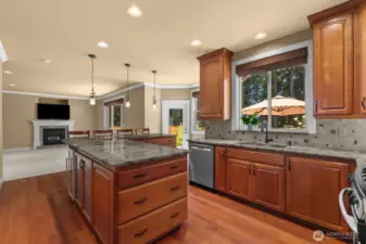 Kitchen built for the chef in the family