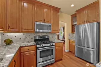 Gas stove and oven, Stainless steel  applainces