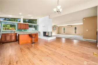 View of Kitchen and Entry