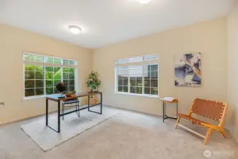 Main level office or 5th bedroom.