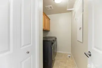 upstairs utility room
