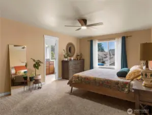 Spacious, but not over-sized like some rooms that just waste space!