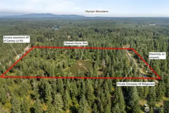 Ready for you to take the next steps - some preliminary work has been done. Incl. soil tests, well bid (2020), and a potential site plan.