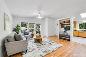 kitchen to the right