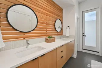 With private deck access.