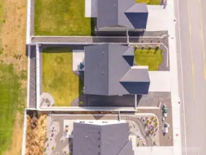 Well designed and organized backyard.
