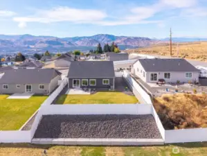 Clean and neat, low maintenance yard.
