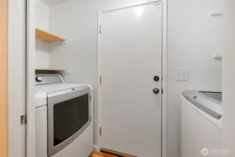 Washer and Dryer conveniently located on main living area