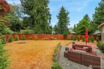 Enjoy smores, coffee, parties, bbq's and more in your private backyard