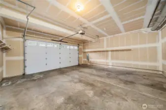 Attached 2 car garage.