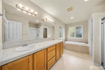 Primary bedroom 5-piece ensuite.