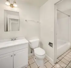 Jack and Jill bathroom