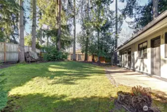 Sunny Southern Exposure all day on rear side of home.