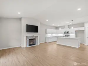 Keep cozy by the gas fireplace on the chilly nights ahead.