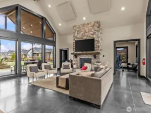 Whether you want to cozy up with a good book and look out at the park or chat with some friends, the clubhouse is the perfect spot.