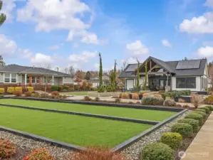 Bocce Ball, horse shoes, pickleball and more can all be enjoyed.