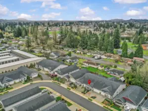 With space between the walls of the connecting units, you'll have peace and quiet and privacy from the neighbors.