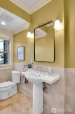 Main floor powder room