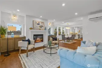 Living room on the main floor