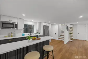 Kitchen on the lower level