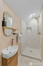 Bathroom on upper level