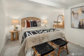 4th overall bedroom located in the Lower Level.