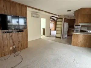 Family room opens to kitche