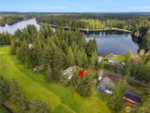 Electricity, water, and drainfield is in!