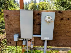 Power on the property.