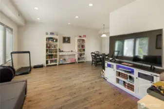 Spacious open living room