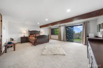 Huge second primary room in the lower level.