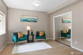 Bright Lower Level with New Floors over looking the park. Private Patio Entrance to your Income Potential, MIL Unit or Flex Space!